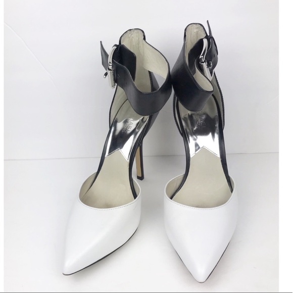 Michael Kors black and white ankle strap shoe, 9 - Picture 2 of 8